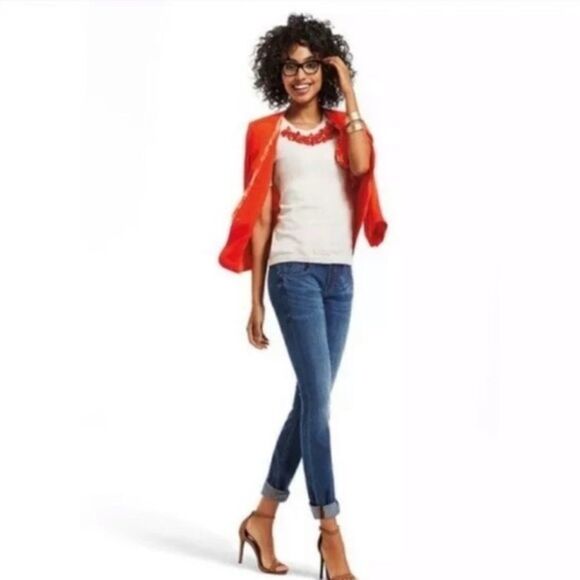 New CAbi Jane Grenadine Chiffon Crossover Jacket #216 Size 4 - Picture 2 of 10